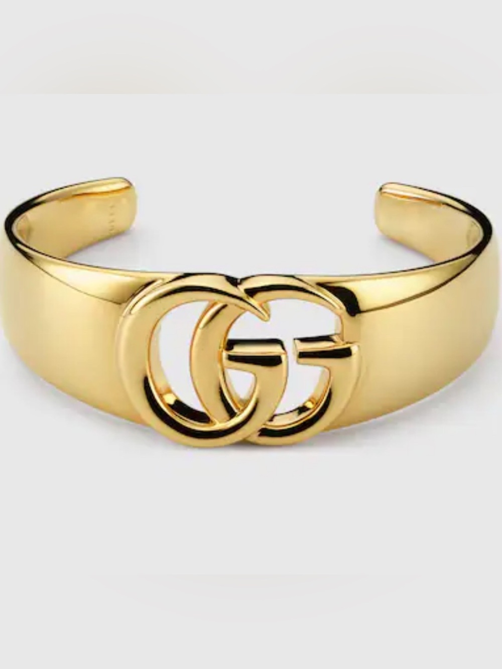 Gold Interlocking Double G Cuff Bracelet